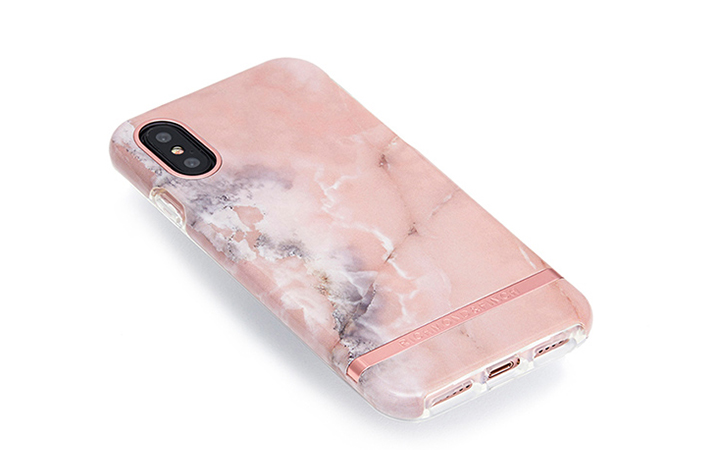 Richmond & Finch Pink Marble - Rose Gold Details